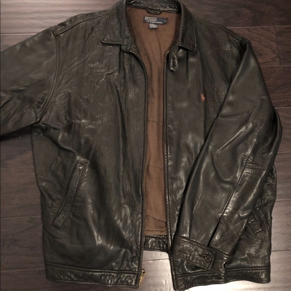 Polo Ralph Lauren Jacket XL 100% Genuine Leather